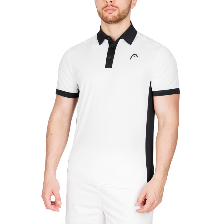 Tricou bărbătesc HEAD POLO SLICE S Alb-negru photo 5