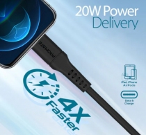 Cablu USB Type-C - Lightning Promate AISPOWERLINK200BK thumbnav 2