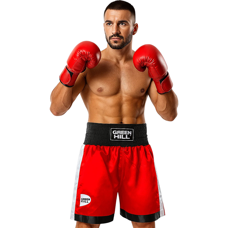 Sorti de bărbați Green Hill BOXSHORTS PIPER XS Rosu-negru photo 1