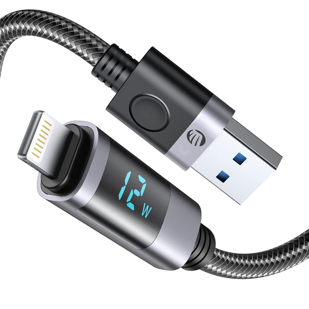 Cablu USB-C - Lightning Helmet HMTCCTL30WLDBK 1.2 /1.2m /Negru photo 1