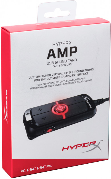 Placa de sunet HyperX Amp USB Sound Card (HX-USCCAMSS-BK) photo 4