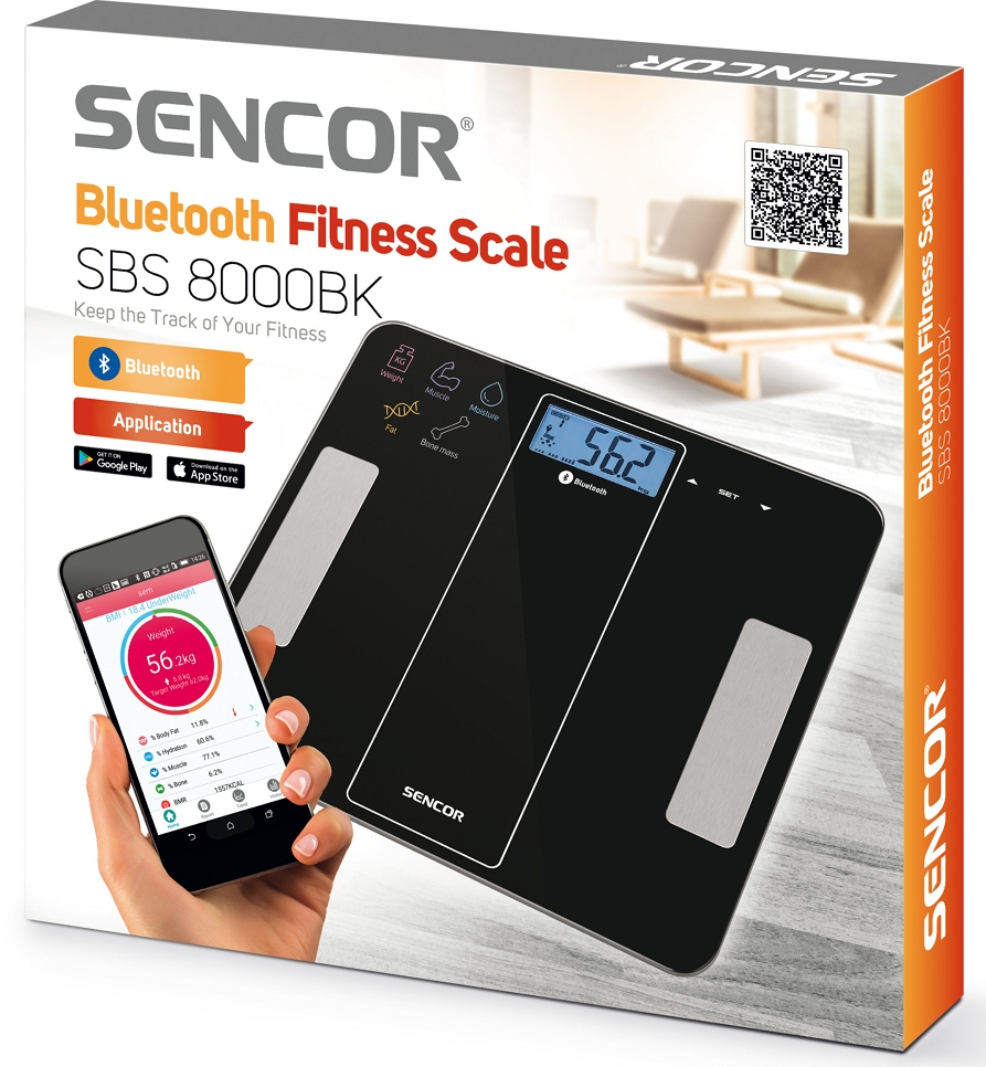 Умные весы Sencor SBS8000BK photo 10