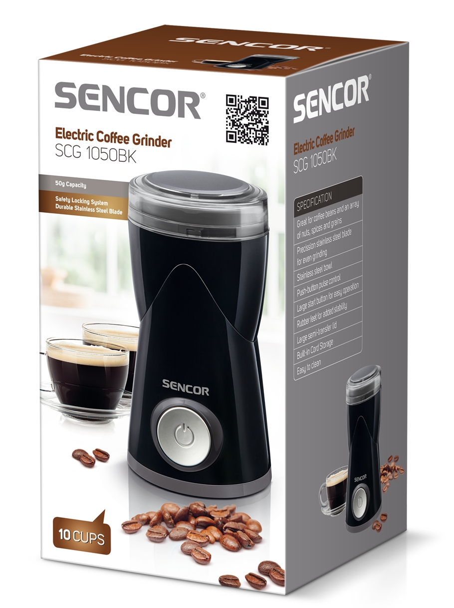 Кофемолка Sencor SCG 1050BK photo 2