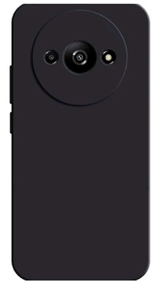 Husa Pentru smartphone WOO Silicone Redmi A3 Negru photo 1 Husa Pentru smartphone WOO Silicone Redmi A3 Negru photo 1