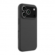 Husa WOO Liquid Silicone iPhone 17 Pro Max, Black thumbnav 1