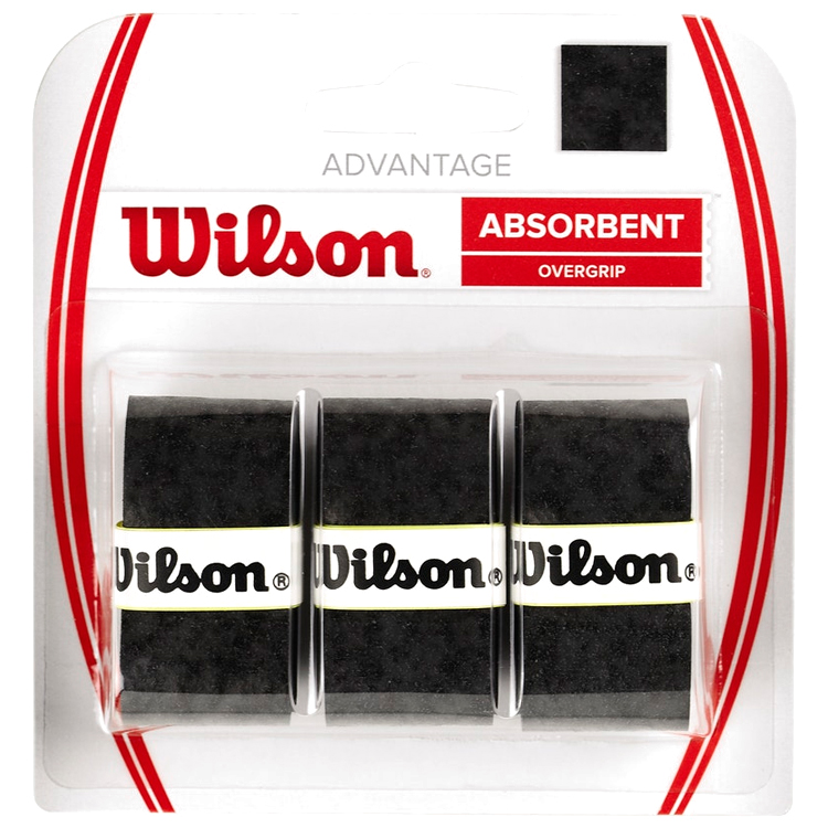Banda pentru racheta 3 buc Wilson ADVANTAGE OVERGRIP WRZ4033BK Negru photo 1 Banda pentru racheta 3 buc Wilson ADVANTAGE OVERGRIP WRZ4033BK Negru photo 1