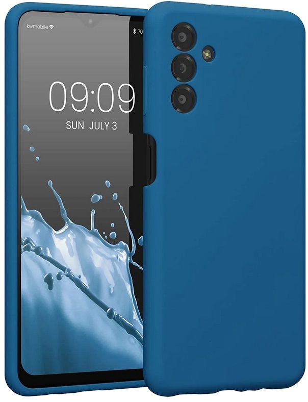 Чехол Для смартфона Helmet Liquid Silicone Samsung A04S Синий photo 1 Чехол Для смартфона Helmet Liquid Silicone Samsung A04S Синий photo 1