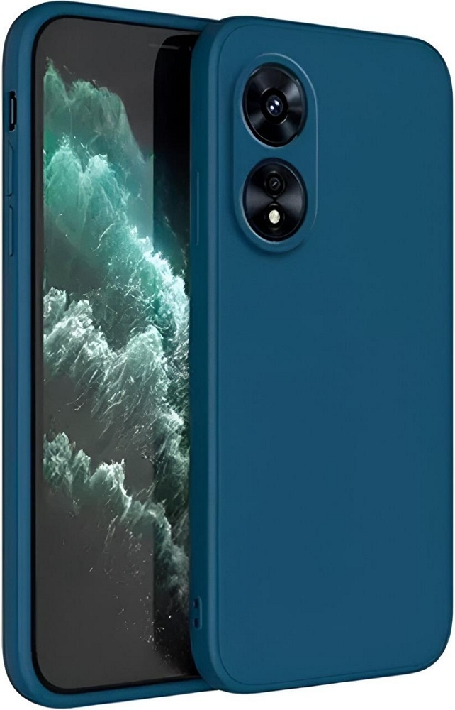 Husa Pentru smartphone Helmet Liquid Silicone Oppo A38 Blue photo 1 Husa Pentru smartphone Helmet Liquid Silicone Oppo A38 Blue photo 1