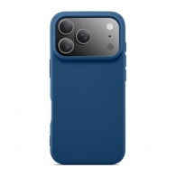 Husa WOO Liquid Silicone iPhone 17 Pro, Blue thumbnav 1