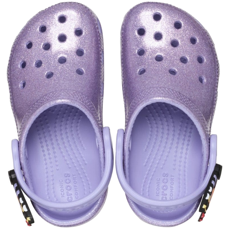 Slapi Crocs Classic IAM Butterfly Clog T pt Femei / 22-23 / Violet photo 5