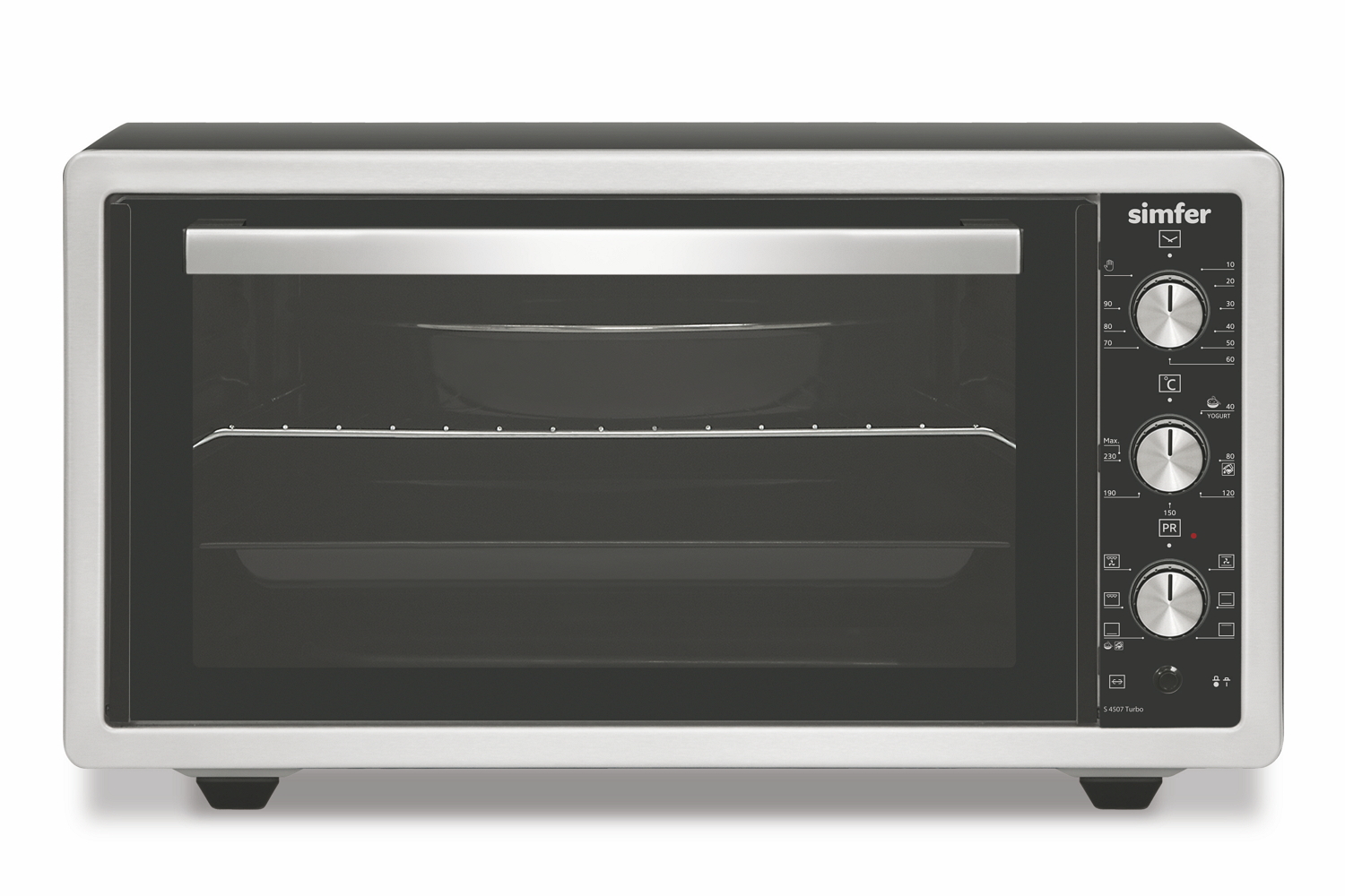 Cuptor electric Simfer S4507Turbo, 45 l, 1400 W, Gri photo Cuptor electric Simfer S4507Turbo, 45 l, 1400 W, Gri photo