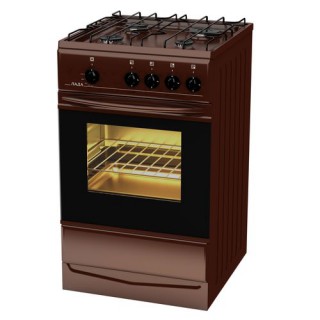 Plita de gaz Eurolux 5040BR / 4 arzatoare / 50 cm / Maro photo 1 Plita de gaz Eurolux 5040BR / 4 arzatoare / 50 cm / Maro photo 1