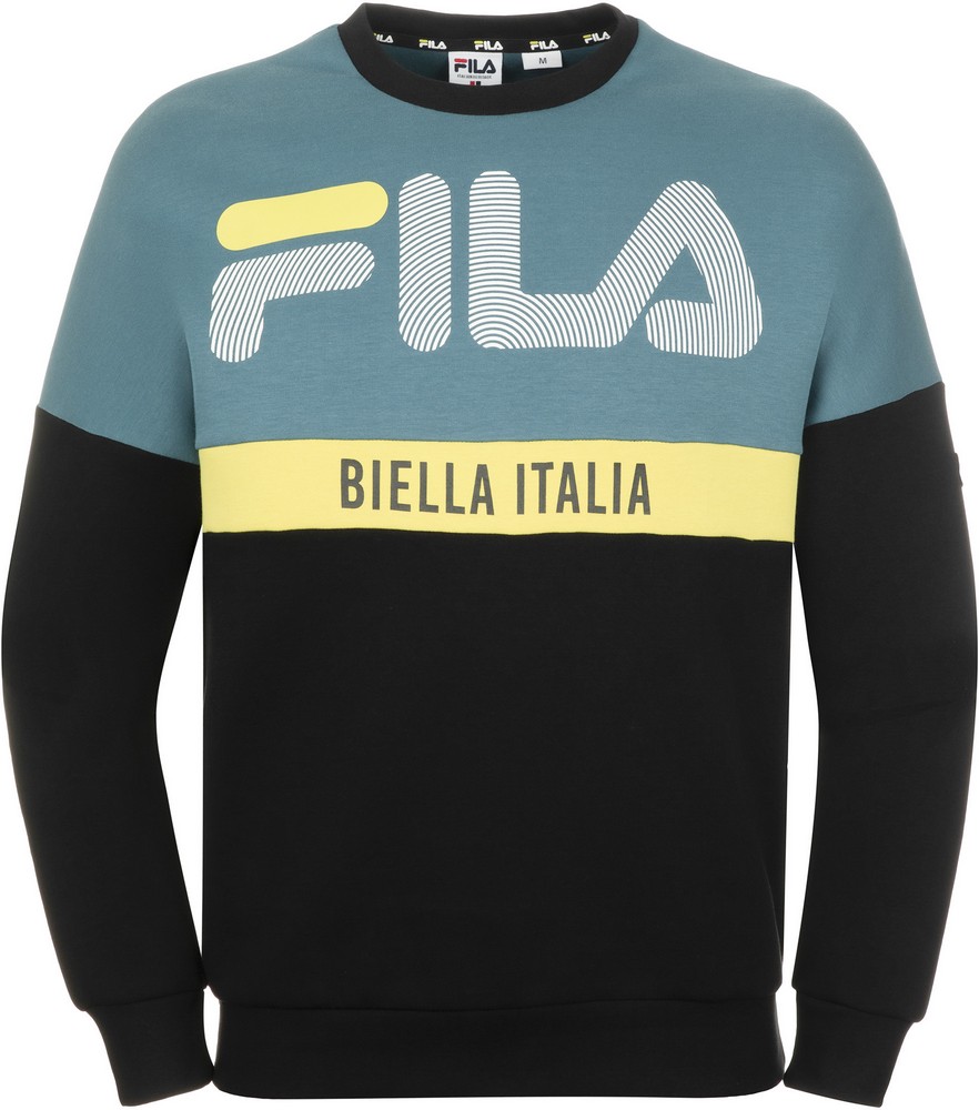 Hanorac pt bărbați Fila Sweatshirt Men 44-46 Negru-verde photo 1 Hanorac pt bărbați Fila Sweatshirt Men 44-46 Negru-verde photo 1