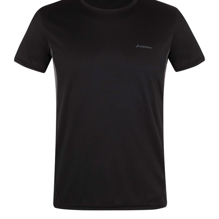Футболка мужская Demix Train Tee M 46 Черный/Белый photo 1 Футболка мужская Demix Train Tee M 46 Черный/Белый photo 1