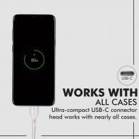 Cablu USB-A - USB Type-C Promate PowerBeam-25C White thumbnav 5