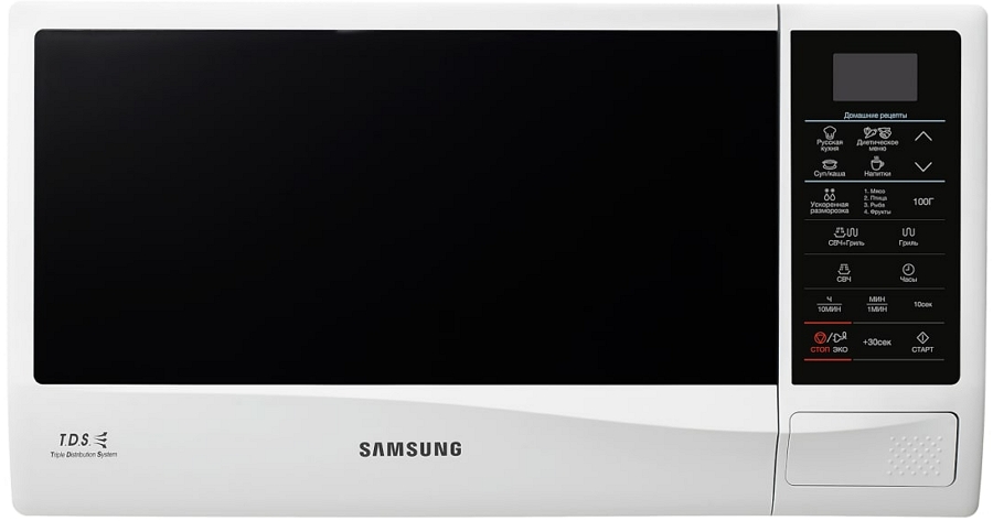 Cuptor cu microunde Samsung GE83KRW2BW 800 W / 23 l / Alb photo 1 Cuptor cu microunde Samsung GE83KRW2BW 800 W / 23 l / Alb photo 1