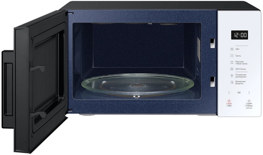 Cuptor cu microunde Samsung MG23T5018AWBW 800 W / 23 l / Alb photo 2