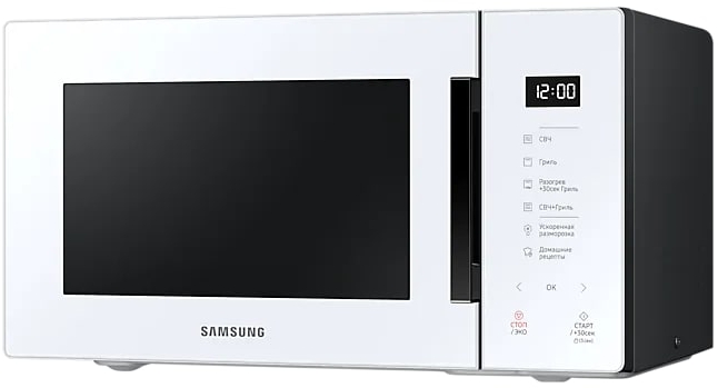 Cuptor cu microunde Samsung MG23T5018AWBW 800 W / 23 l / Alb photo 4
