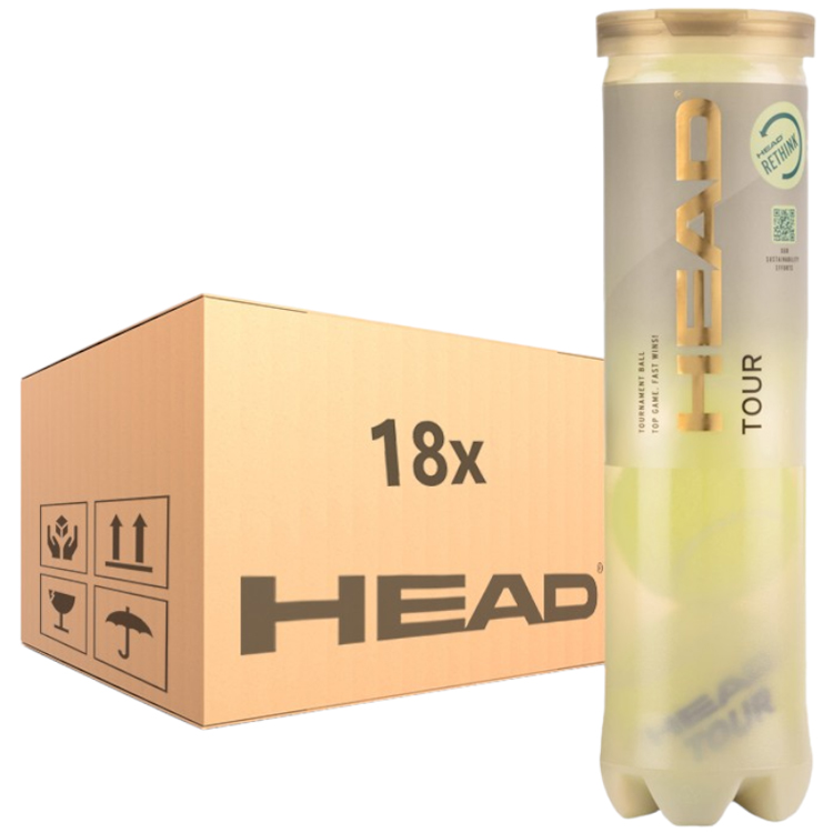 Set mingi p/u tenis 72 buc HEAD Tennis ball Tour Box photo Set mingi p/u tenis 72 buc HEAD Tennis ball Tour Box photo