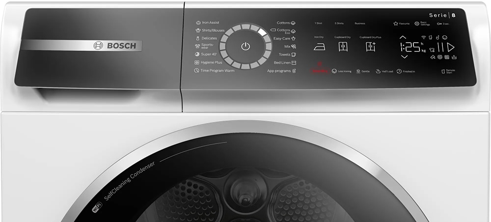 Сушильная машина Bosch WQB245A0BY / 9 кг / A / Белый photo 3