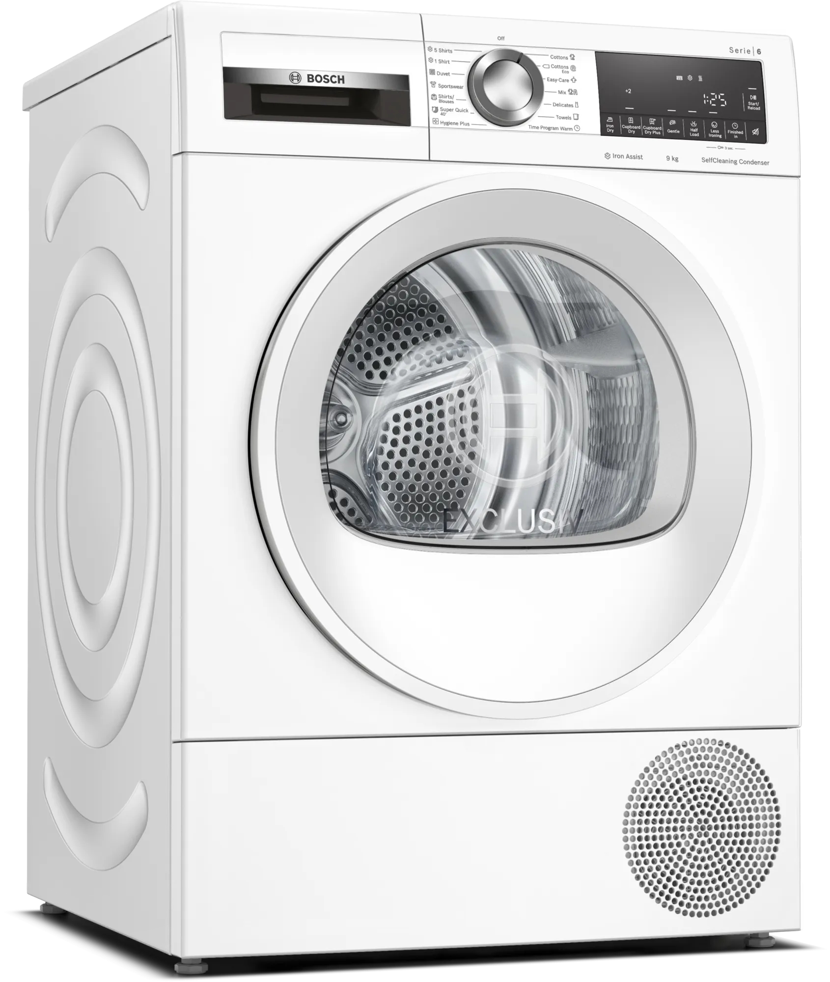 Сушильная машина Bosch WQG14590BY / 9 кг / A++ / Белый photo 1