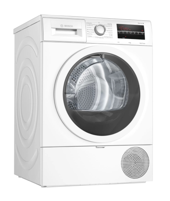 Сушильная машина Bosch WTR85T00BY / 9 кг / A++ / Белый photo 1 Сушильная машина Bosch WTR85T00BY / 9 кг / A++ / Белый photo 1