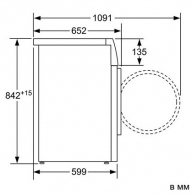 Сушильная машина Bosch WTW85460BY, 7 кг, A+++ thumbnav 5