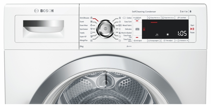 Сушильная машина Bosch WTW85590BY / 8 кг / A+++ / Белый photo 2