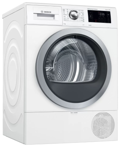 Сушильная машина Bosch WTWH761BY / 9 кг / A++ / Белый photo 1