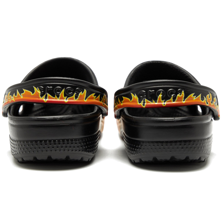 Slapi Crocs Classic Flames Clog T photo 4