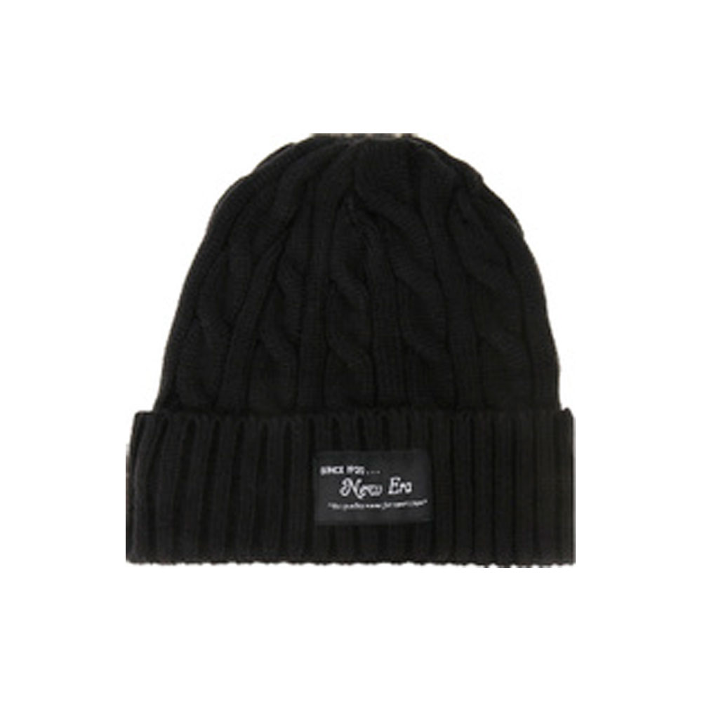  New Era NE AUTHENTIC PATCH CABLE KNIT NE SCARLET photo 1