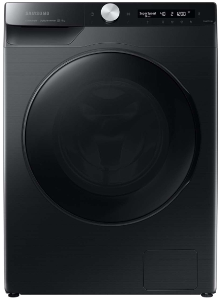 Стиральная машина Samsung WW80AG6L28BBCE 8 кг / 1200 об/мин / A+++ / Черный photo 1