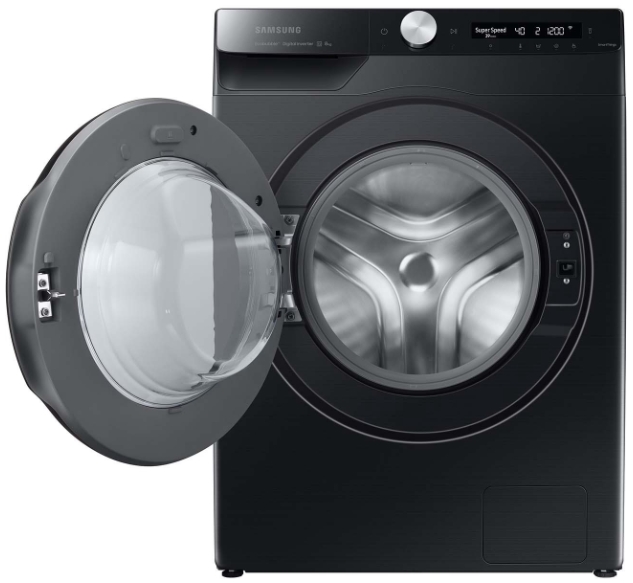 Стиральная машина Samsung WW80AG6L28BBCE 8 кг / 1200 об/мин / A+++ / Черный photo 5