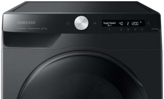 Стиральная машина Samsung WW80AG6L28BBCE 8 кг / 1200 об/мин / A+++ / Черный photo 6