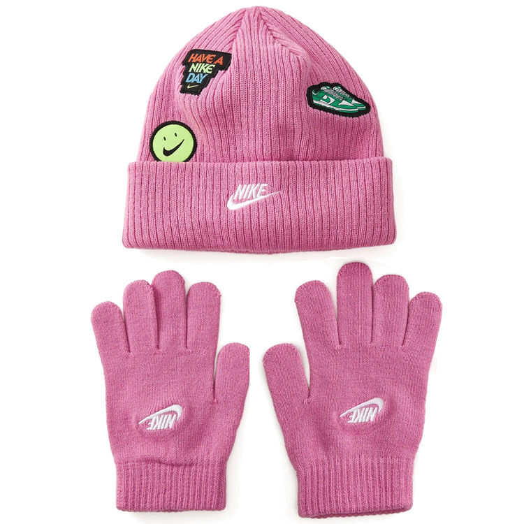 Set Caciula + manusi Nike NAN PATCH PEAK BEANIE SET photo 1 Set Caciula + manusi Nike NAN PATCH PEAK BEANIE SET photo 1