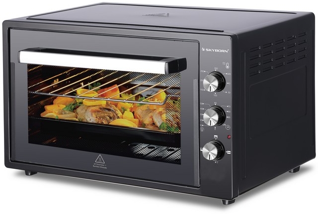 Cuptor electric Skyborn 7003DGBLACK, 60 l, 1500 W, Negru photo 1 Cuptor electric Skyborn 7003DGBLACK, 60 l, 1500 W, Negru photo 1