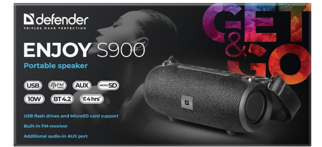 Boxa portabila Defender Enjoy S900 Negru photo 10