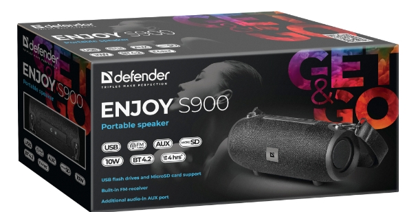 Boxa portabila Defender Enjoy S900 Negru photo 9