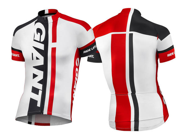 Jersey Giant GT-S S/S White/Red/Black  Alb-rosu-negru GT-S S/S White/Red/Black  photo 2