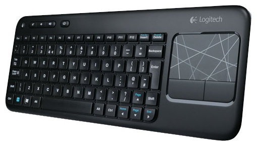 Tastatura fara fir Logitech K400 Plus Wireless Touch Black / Membrana photo 2