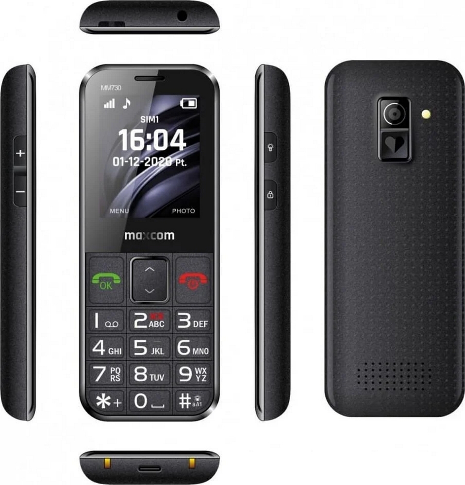 Кнопочный телефон Maxcom MM730 Single-SIM Черный photo 5