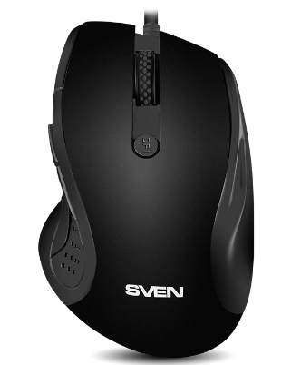 Mouse Sven RX113Black Negru / Optic / Negru photo 1 Mouse Sven RX113Black Negru / Optic / Negru photo 1