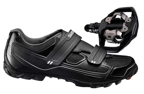 Pantofi de ciclism Shimano SH-M065L, Size: 42, black pt Unisex / / Negru photo 2