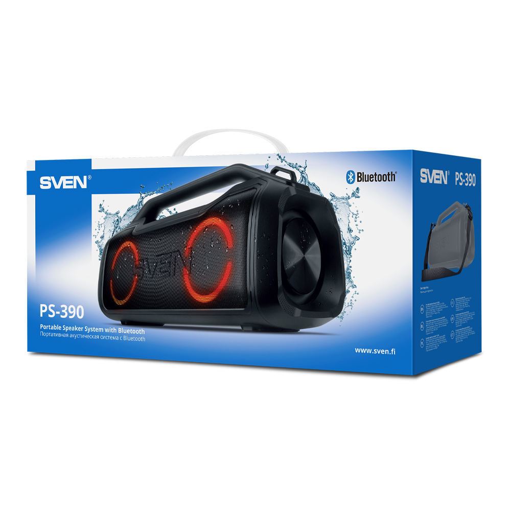 Boxa portabila Sven PS-390 Black photo 12