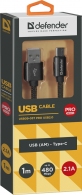 Cablu USB-A - USB Type-C Defender USB09-03T thumbnav 3