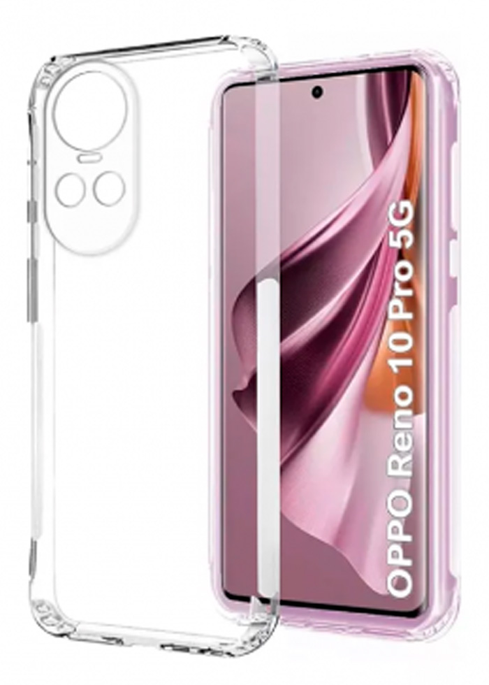 Husa Pentru smartphone Helmet TPU Oppo Reno 10 Pro Transparent photo 1 Husa Pentru smartphone Helmet TPU Oppo Reno 10 Pro Transparent photo 1