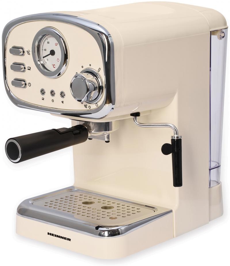 Aparat de cafea Manuala Heinner HEM1100CR / 15 bar / Manuala photo 1 Aparat de cafea Manuala Heinner HEM1100CR / 15 bar / Manuala photo 1
