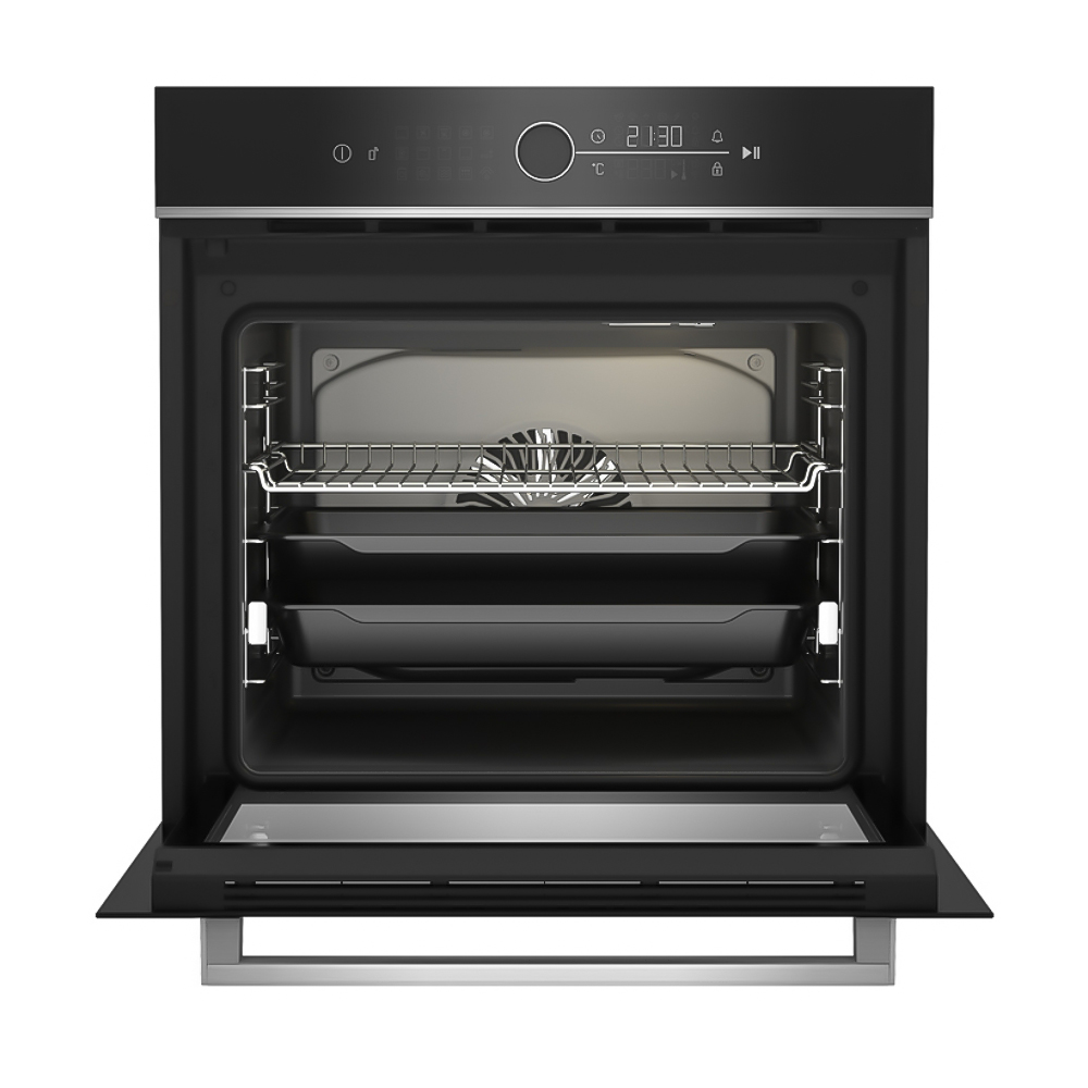 Встраиваемый духовой шкаф Beko BBIM13400XCS / 71 л. / A+ / Черный photo 2