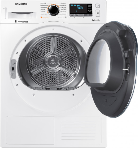 Сушильная машина Samsung DV90M6200CW / 9 кг / A+++ / Белый photo 3