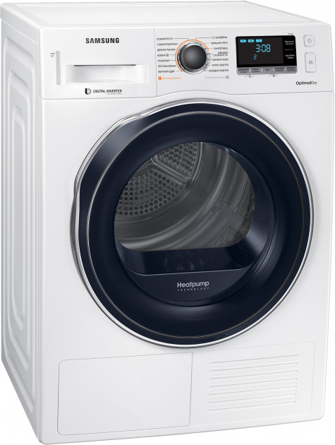 Сушильная машина Samsung DV90M6200CW / 9 кг / A+++ / Белый photo 5